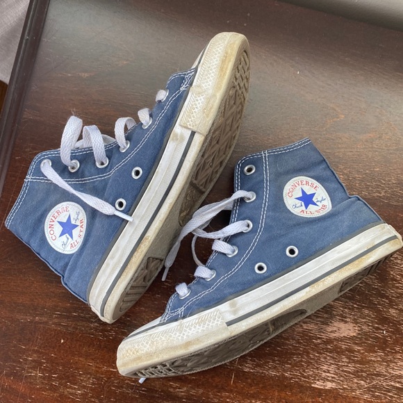 Converse Other - Converse high tops- kids size 1.5. Color blue